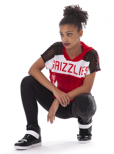 Cropped Vista Mesh Hoodie